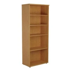 Essential Wooden Office Bookcase 2m High 7 Essential Wooden Office Bookcase 2m High -Office Supermarket Store 2000mm high office bookcase bookcases tc group oak 609477