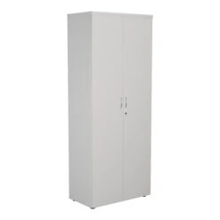 2000mm High White Office Cupboard