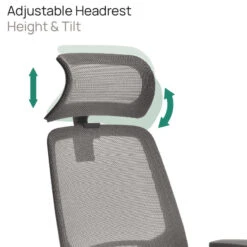 ActiveEase High Back Mesh Office Chair 22 ActiveEase High Back Mesh Office Chair -Office Supermarket Store CH0753 A IMAGES ADJUSTABLE HEADREST