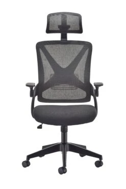 SitSmart High Back Mesh Office Chair -Office Supermarket Store CH0755BKBASIC1