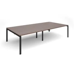 Adapt II Rectangular Boardroom Table 20 Adapt II Rectangular Boardroom Table -Office Supermarket Store adapt ii rectangular boardroom table boardroom tables dams walnut black 3200mm x 1600mm 596936