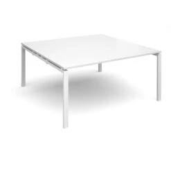 Adapt II Square Boardroom Table 1600mm X 1600mm -Office Supermarket Store adapt ii square boardroom table 1600mm x 1600mm boardroom tables dams white white 469763