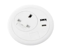 Round Office Desk Power Module