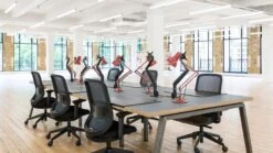 Albion A Frame Bench System - Raw Metal Frame -Office Supermarket Store albion a frame bench desk meeting table raw metal frame bench desks workstories 432392