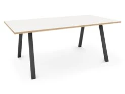 Albion A Frame Meeting Tables - Black Finish Frame 28 Albion A Frame Meeting Tables - Black Finish Frame -Office Supermarket Store albion a frame meeting table black finish frame meeting tables workstories 2000mm x 800mm black whiteply 146209