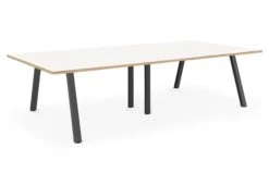 Albion A Frame Meeting Tables - Black Finish Frame 35 Albion A Frame Meeting Tables - Black Finish Frame -Office Supermarket Store albion a frame meeting table black finish frame meeting tables workstories 3600mm x 1400mm black whiteply 177527