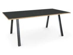 Albion A Frame Meeting Tables - Raw Finish Frame -Office Supermarket Store albion a frame meeting tables raw finish frame bench desks workstories 2000mm x 800mm raw anthraciteply 163895