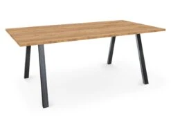 Albion A Frame Meeting Tables - Raw Finish Frame -Office Supermarket Store albion a frame meeting tables raw finish frame bench desks workstories 2000mm x 800mm raw gold craft oak 494024