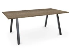 Albion A Frame Meeting Tables - Raw Finish Frame -Office Supermarket Store albion a frame meeting tables raw finish frame bench desks workstories 2000mm x 800mm raw grey nebraska oak 874541