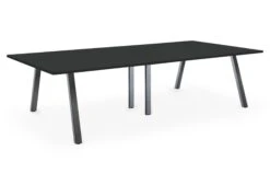 Albion A Frame Meeting Tables - Raw Finish Frame -Office Supermarket Store albion a frame meeting tables raw finish frame bench desks workstories 3600mm x 1400mm raw anthracite 276398
