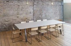 Albion A Frame Meeting Tables - Raw Finish Frame -Office Supermarket Store albion a frame meeting tables raw finish frame bench desks workstories 542982