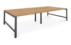 Albion Studio Frame Meeting Tables - Black Finish Frame 26 Albion Studio Frame Meeting Tables - Black Finish Frame -Office Supermarket Store albion studio frame meeting tables black finish frame bench desks workstories 3600mm x 1400mm black gold craft oak 803708