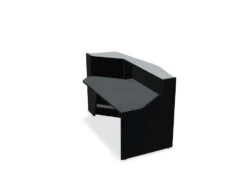 Alpa Straight Modular Reception Desk -Office Supermarket Store alpa straight modular reception desk reception desk mdd 1835mm black glass 180816
