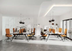 Arkitek Designer Bench Desk With Black Frame