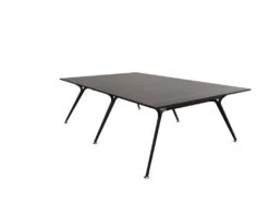 Arkitek Designer Bench Desk With Black Frame -Office Supermarket Store arkitek designer bench desk with black frame office bench desks actiu dark oak none 4 person 317652