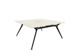 Arkitek Designer Bench Desk With Black Frame -Office Supermarket Store arkitek designer bench desk with black frame office bench desks actiu lime oak cable tray cable access 2 person 408116