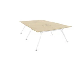 Arkitek Designer Bench Desk With White Frame 31 Arkitek Designer Bench Desk With White Frame -Office Supermarket Store arkitek designer bench desk with white frame office bench desks actiu light oak cable tray cable access 4 person 396957