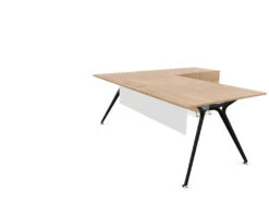 Arkitek Executive Desk With Supported Return - Black Frame 29 Arkitek Executive Desk With Supported Return - Black Frame -Office Supermarket Store arkitek executive desk with supported return black frame executive office desks actiu chestnut modesty panel cable tray right return 401105