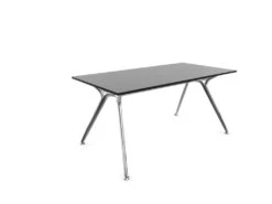 Arkitek Rectangular Office Desks - Polished Frame -Office Supermarket Store arkitek rectangular office desks polished frame office desks actiu black none 1600mm x 800mm 832673