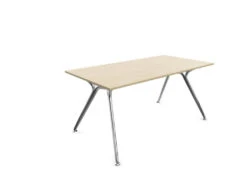 Arkitek Rectangular Office Desks - Polished Frame -Office Supermarket Store arkitek rectangular office desks polished frame office desks actiu light oak none 1600mm x 800mm 983526