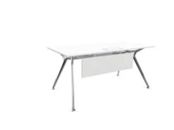Arkitek Rectangular Office Desks - Polished Frame -Office Supermarket Store arkitek rectangular office desks polished frame office desks actiu white modesty panel cable tray 1600mm x 800mm 167214