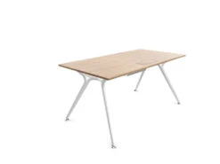 Arkitek Rectangular Office Desks - White Frame -Office Supermarket Store arkitek rectangular office desks white frame office desks actiu chestnut cable tray 1600mm x 800mm 429440