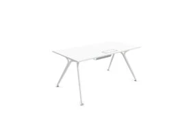 Arkitek Rectangular Office Desks - White Frame -Office Supermarket Store arkitek rectangular office desks white frame office desks actiu white cable tray 1600mm x 800mm 474332