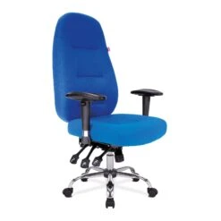 Babylon 24hr Ergonomic Chair 12 Babylon 24hr Ergonomic Chair -Office Supermarket Store babylon 24hr ergonomic chair seating nautilus designs blue self assembly next day 337278