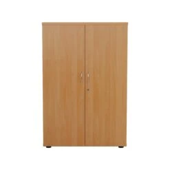 Beech 1200mm High Wooden Cupboard