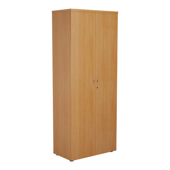 Beech Wooden Office Cupboard 1800mm High 1 Beech Wooden Office Cupboard 1800mm High