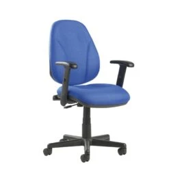 Bilbao Fabric Computer Chair With Lumbar Support And Adjustable Arms