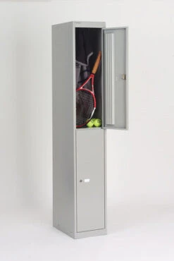 Bisley 2 Door Locker - Goose Grey