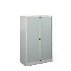 Bisley Systems Storage Medium Tambour Cupboard 1570mm High