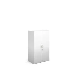 Contract Double Door Office Cupboard 1230mm High With 2 Shelves -Office Supermarket Store contract double door office cupboard 1230mm high with 2 shelves wooden storage dams 433771