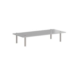Denver Reception Glass Shelf 800mm Straight
