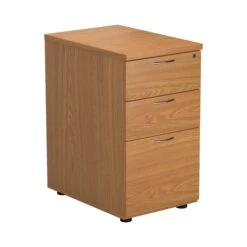 Desk High 3 Drawer Pedestal - 600mm Deep -Office Supermarket Store desk high 3 drawer pedestal 600mm deep pedestals tc group oak 374669