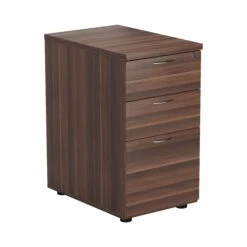 Desk High 3 Drawer Pedestal - 600mm Deep -Office Supermarket Store desk high 3 drawer pedestal 600mm deep pedestals tc group walnut 495198