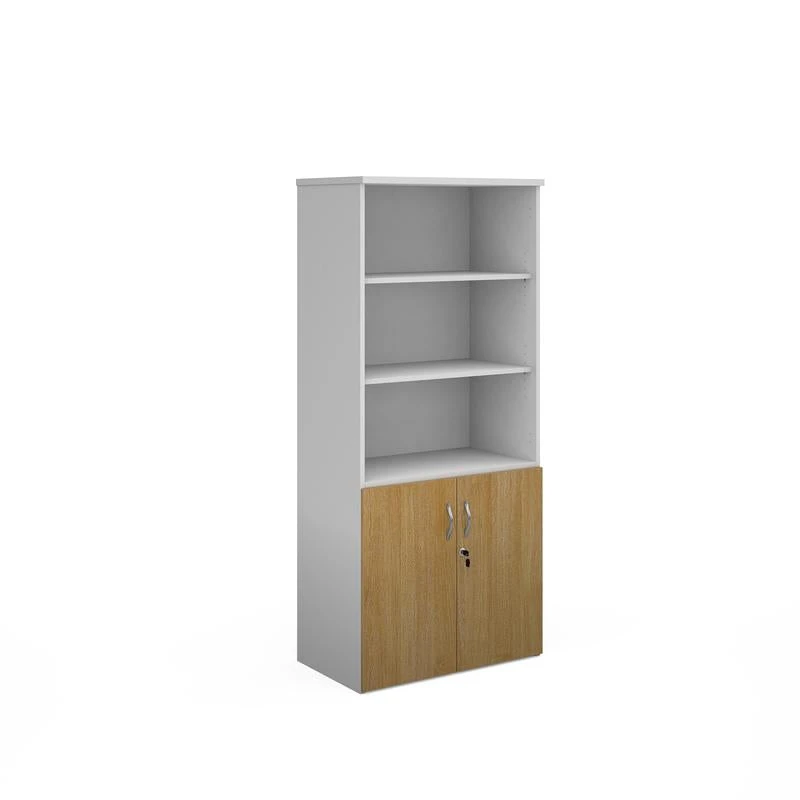 Duo Combination Unit With Open Top 1790mm High With 4 Shelves 4 Duo Combination Unit With Open Top 1790mm High With 4 Shelves - Image 4