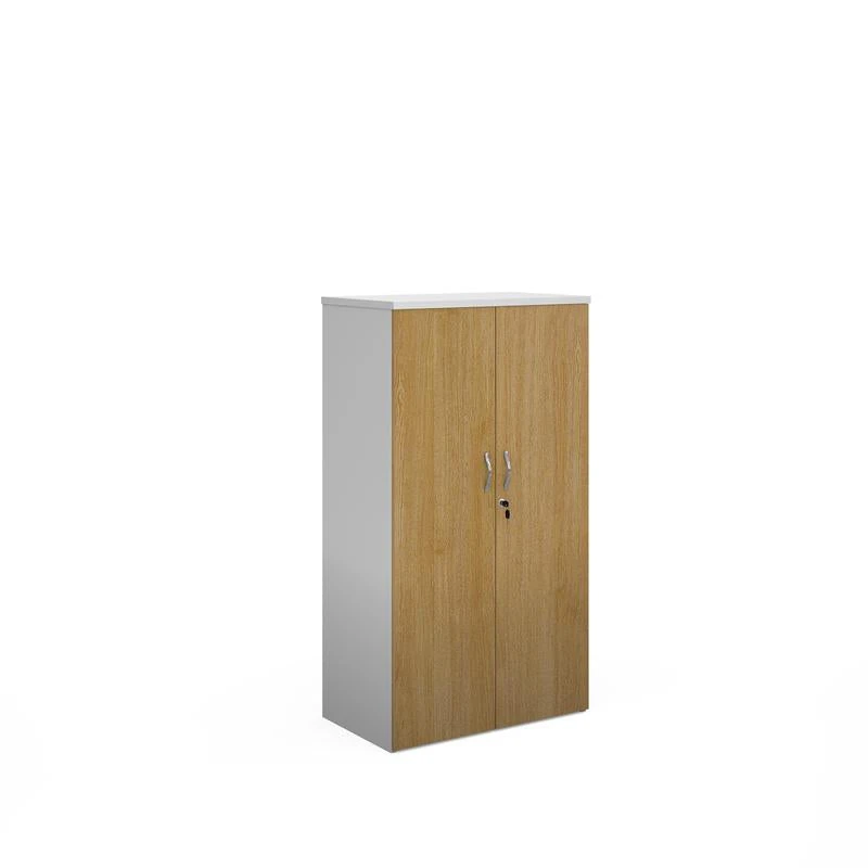 Duo Double Door Cupboard 1440mm High With 3 Shelves 4 Duo Double Door Cupboard 1440mm High With 3 Shelves - Image 4