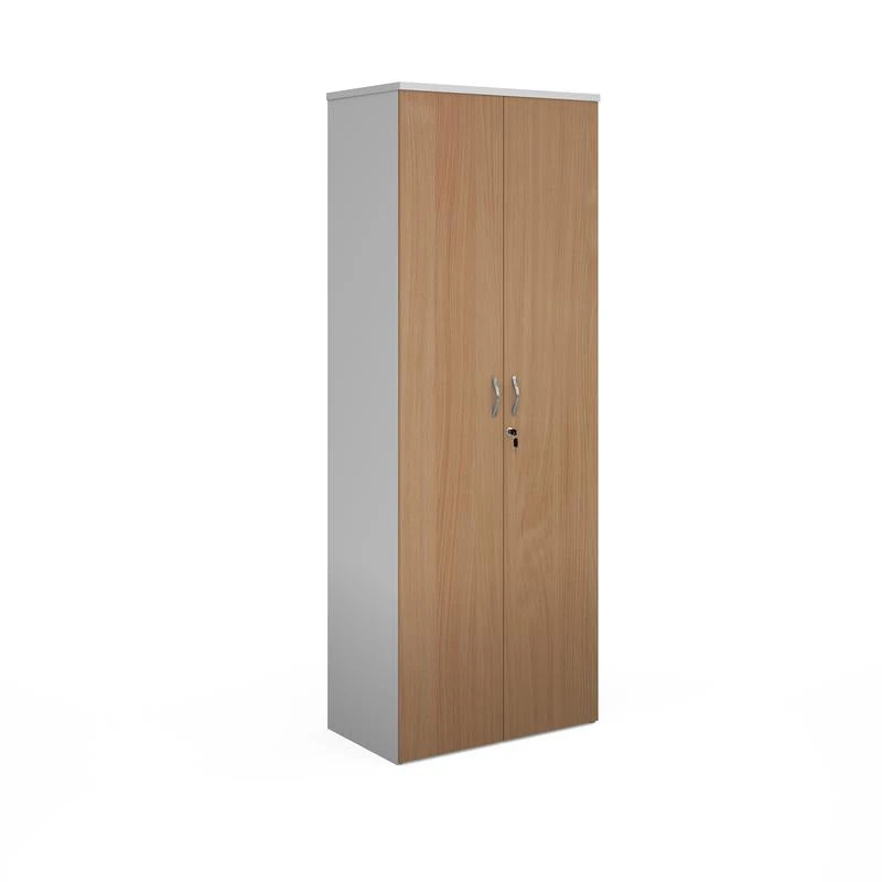 Duo Double Door Cupboard 2140mm High With 5 Shelves 2 Duo Double Door Cupboard 2140mm High With 5 Shelves - Image 2