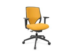EFIT Upholstered Back Task Chair -Office Supermarket Store efit upholstered back task chair task chair actiu yellow black 671579