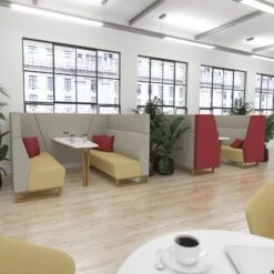 Encore Four Person Meeting Pod -Office Supermarket Store encore four person meeting pod soft seating social spaces 327272