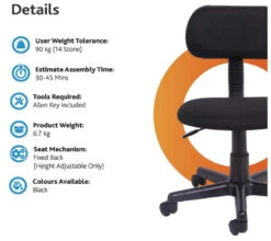 Essential Home Office Chair -Office Supermarket Store essential home office chair office chairs tc group 584426