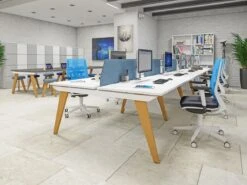 Imperial Evolution 4 Person Bench Desks 9 Imperial Evolution 4 Person Bench Desks -Office Supermarket Store evolution 4 person bench desks bench desks imperial 786163