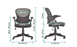 FusionFlex Mid Back Mesh Office Chair -Office Supermarket Store fusionflex mid back mesh office chair mesh office chairs tc group 764073