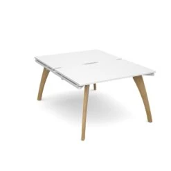 Fuze 2 Person Office Bench Desks 10 Fuze 2 Person Office Bench Desks -Office Supermarket Store fuze 2 person office bench desks bench desks dams white white 1200mm x 1600mm 947016
