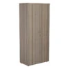 Grey Oak Wooden Office Cupboard 1800mm High