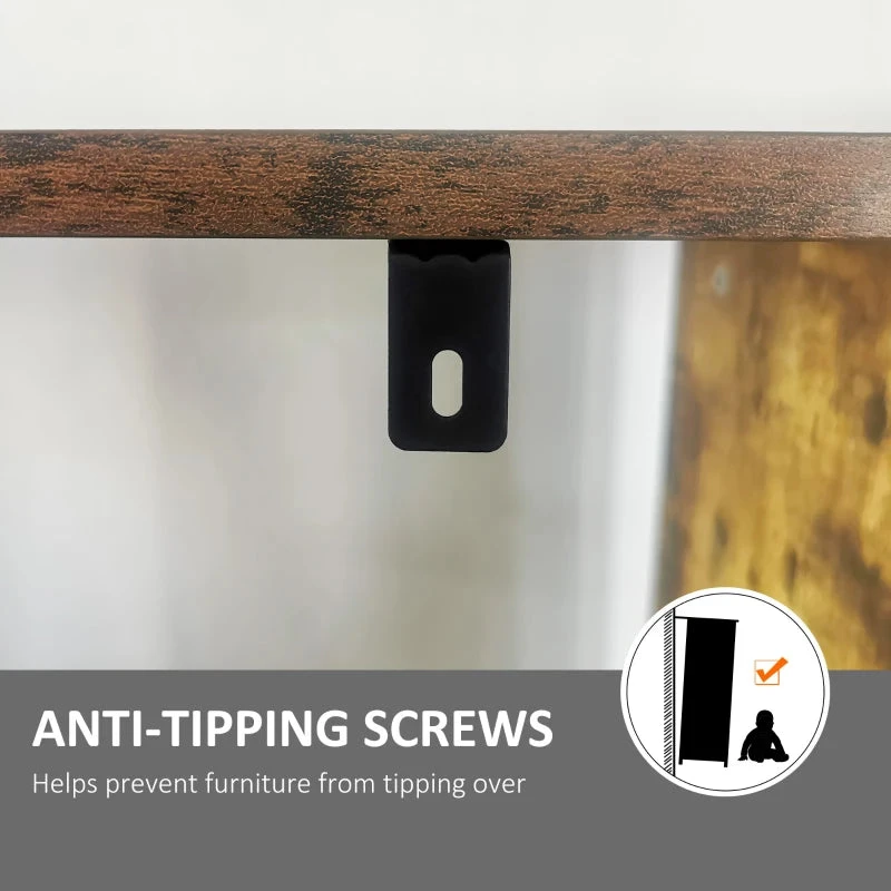 HOMCOM Industrial Bookcase Shelf 6 HOMCOM Industrial Bookcase Shelf - Image 6