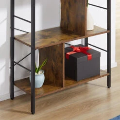 HOMCOM Industrial Bookcase Shelf 24 HOMCOM Industrial Bookcase Shelf -Office Supermarket Store homcom industrial bookcase shelf bookcases aosom 275652