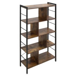 HOMCOM Industrial Bookcase Shelf 26 HOMCOM Industrial Bookcase Shelf -Office Supermarket Store homcom industrial bookcase shelf bookcases aosom 759588